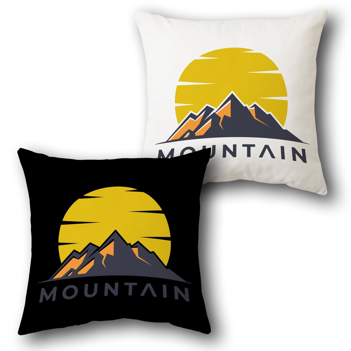 Bold Mountain Sunset Adventure Pillow Set