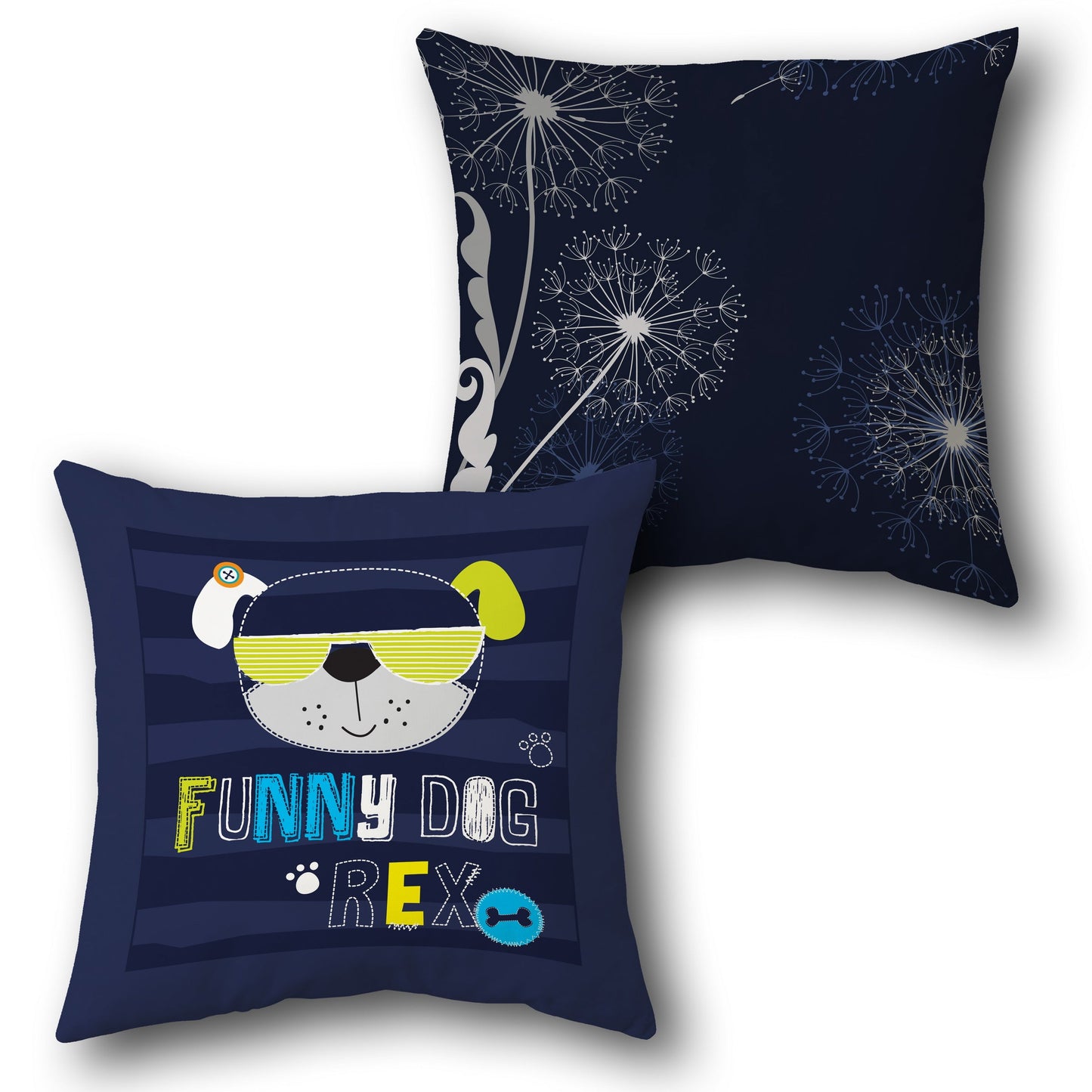 Funny Dog Rex Pillow Set (Set of 2)
