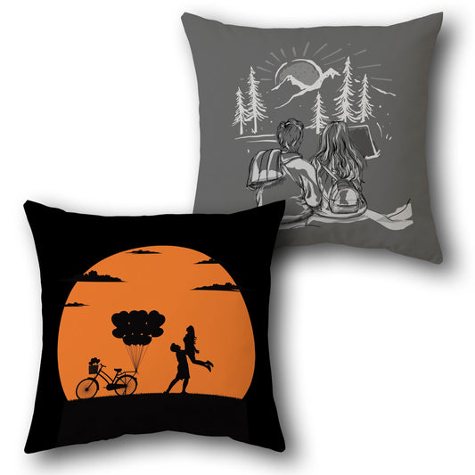 Romantic Escapes Throw Pillow Set (Pack of 2)