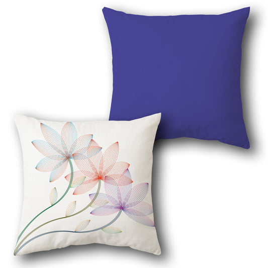 Delicate Floral Pillow Set