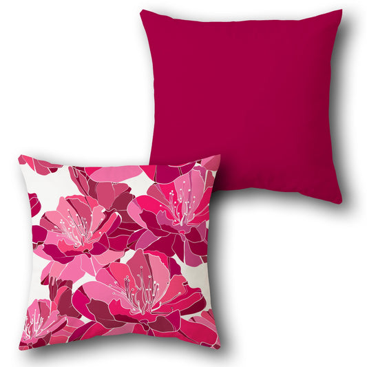 Pink Blossom Pillow Set