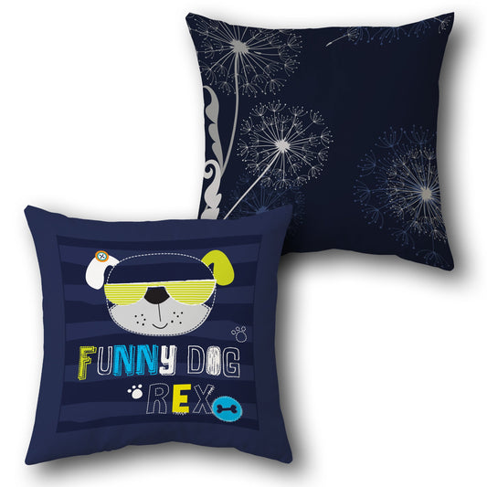 Funny Dog Rex Pillow Set (Set of 2)