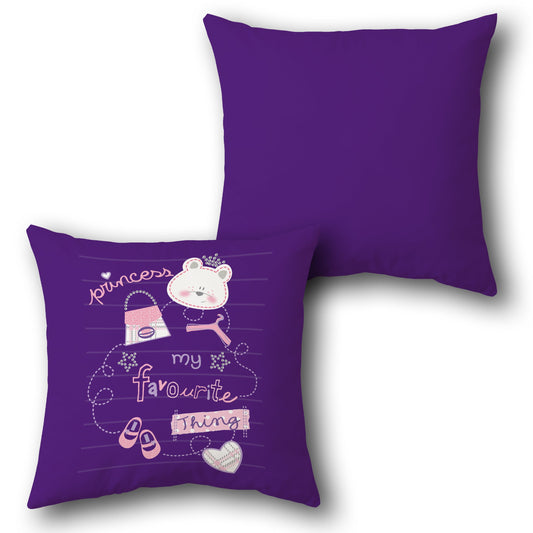 Charming Purple Princess Pillow Set – Set of 2