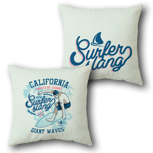 Surfer Slang Pillow Set (Set of 2)