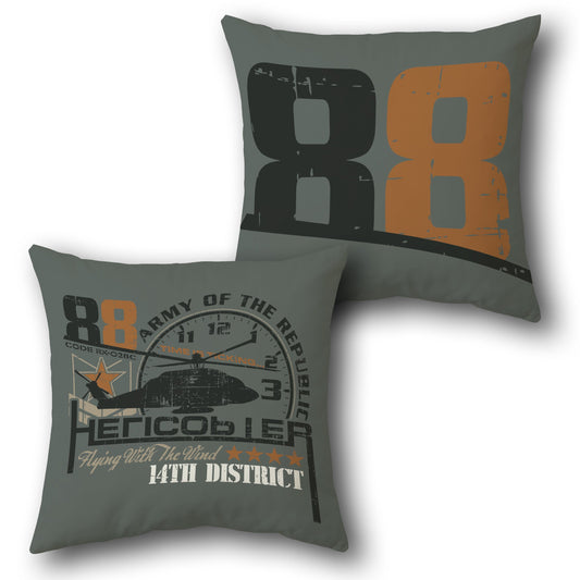 14th District Hericobler Throw Pillows (Set of 2)