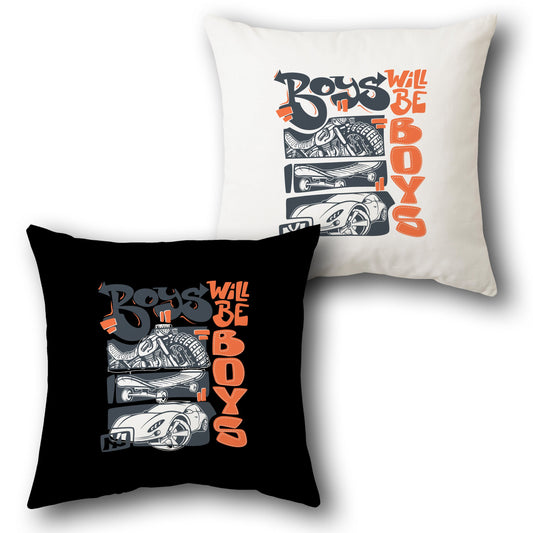 Boys Will Be Boys Adventure Throw Pillow Set